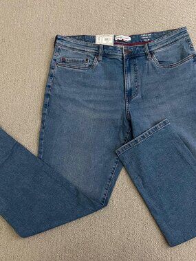 NEW Men's English Laundry Harrow Straight Fit Denim Jeans, Blue, 36x30